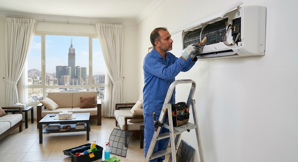 خبراء صيانة المكيفات بمكة لحلول تبريد ذكية ومستدامة