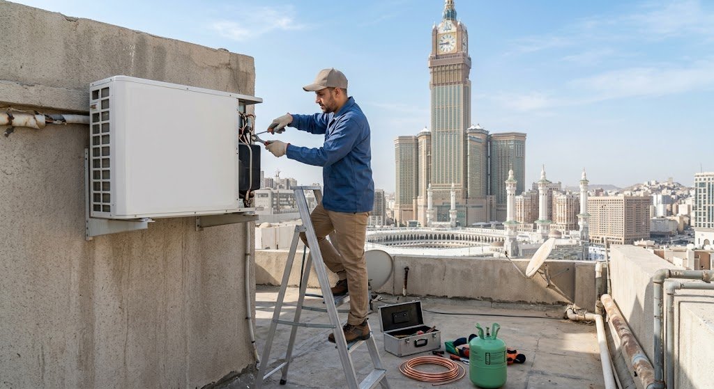 صيانة المكيفات بمكة بجودة عالية واستجابة سريعة