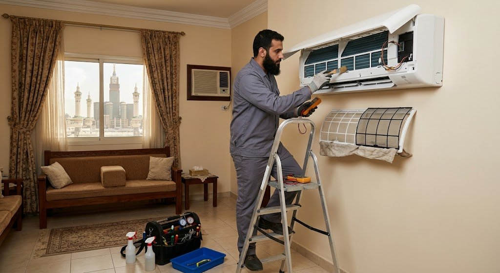تركيب مكيفات في مكة بأعلى مستويات الاحترافية والضمان