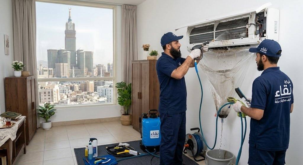 غسيل و صيانة مكيفات مكة | خدمة احترافية وسريعة من شركة A C للتكييف