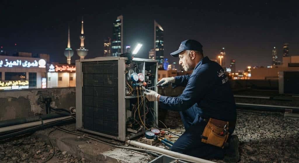 فني تكييف 24ساعة بالكويت
